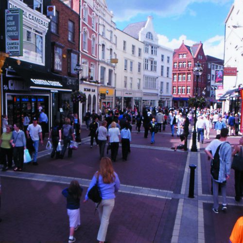 Grafton street in Dublin