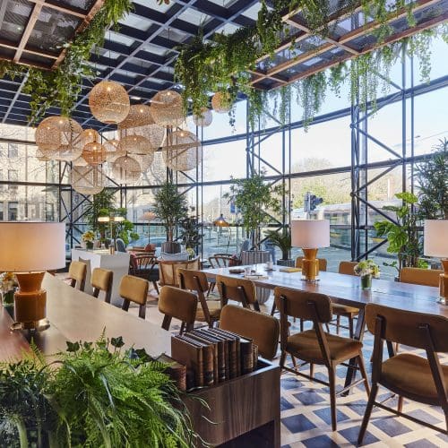 the atrium at The Green