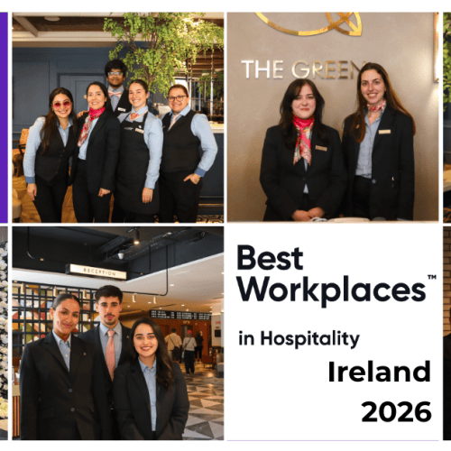 O'Callaghan Collection Best Workplaces in Hospitality 2026 certificate